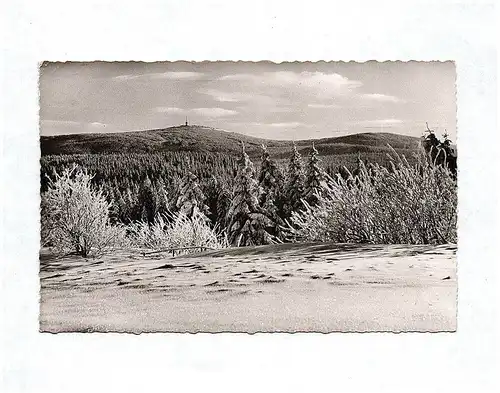 Ak Winterzauber am Torfhaus im Oberharz 1962