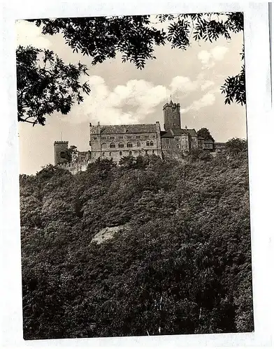 Echtfoto Ak Die Wartburg bei Eisenach Thüringen
