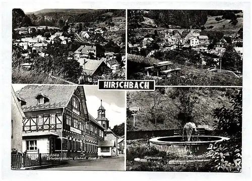 Ak Kirschbach Kuranlage FDGB Erholungsheim 1986 DDR