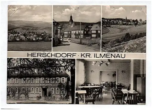 Ak Hirschdorf Kreis Ilmenau Kulturhaus DDR 1972