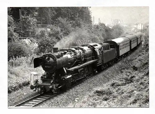 Foto Dampflok 05 543-7 Eisenbahn Dampflokomotive 1960er, 1970er