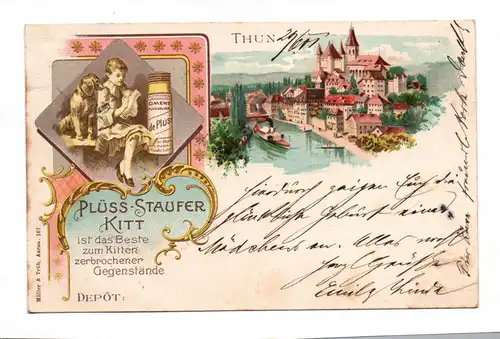 Ak PLÜSS-Staufer Kitt Thun Schweiz