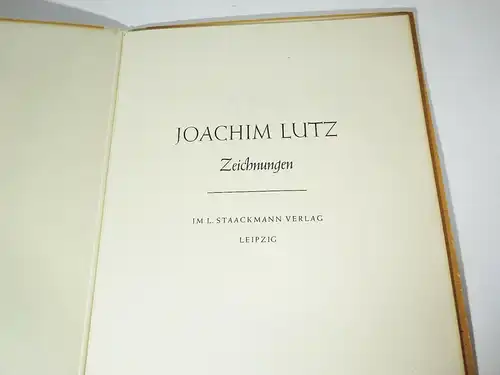 Joachim Lutz Zeichnungen Staackmann 1942 (B5