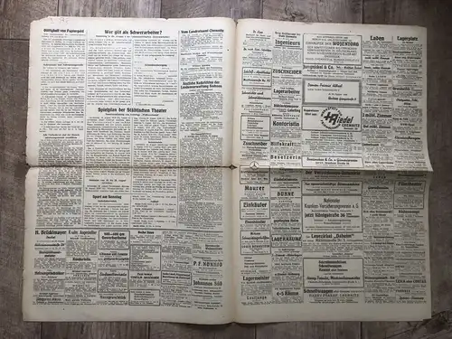 Zeitung Blatt August 1945 Gesetzliche Miete und Untermiete