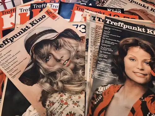 DDR Zeitschrift Treffpunkt Kino verschiedene Ausgaben 1970 - 1977
