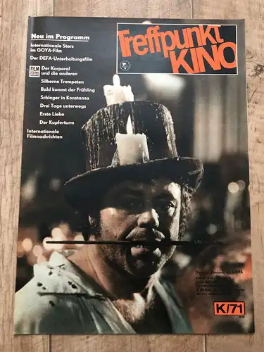DDR Zeitschrift Treffpunkt Kino verschiedene Ausgaben 1970 - 1977