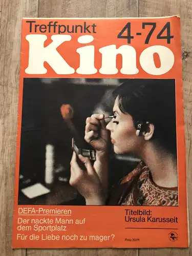 DDR Zeitschrift Treffpunkt Kino verschiedene Ausgaben 1970 - 1977