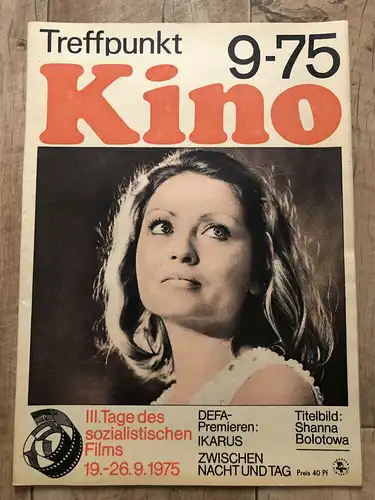 DDR Zeitschrift Treffpunkt Kino verschiedene Ausgaben 1970 - 1977