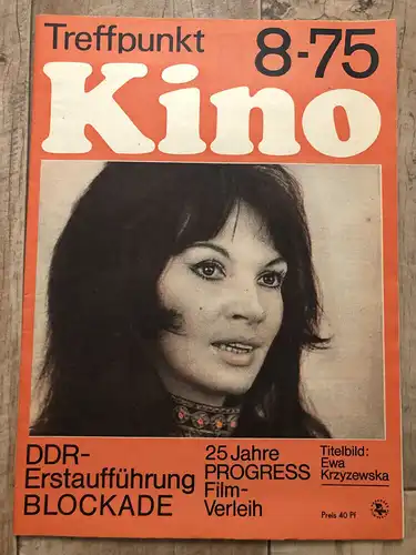 DDR Zeitschrift Treffpunkt Kino verschiedene Ausgaben 1970 - 1977