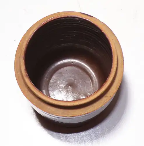 Alter Steingut Behälter klein Vase Bauern Deko Vintage