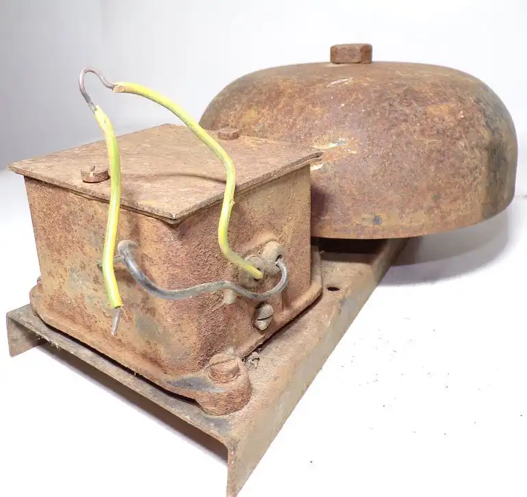 Siemens Halske Klingel Schulglocke Industrie Läute D 20 cm Glocke Türklingel  1