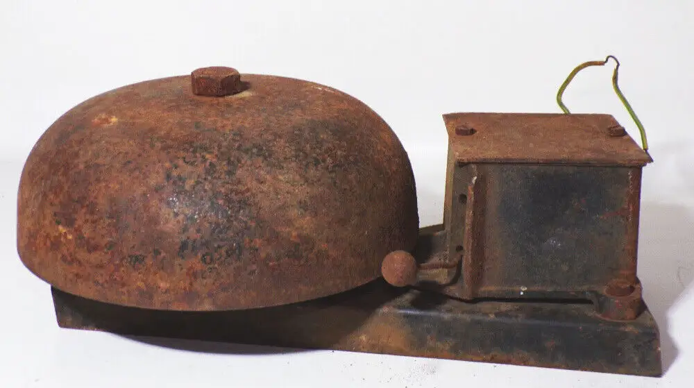 Siemens Halske Klingel Schulglocke Industrie Läute D 20 cm Glocke Türklingel  3