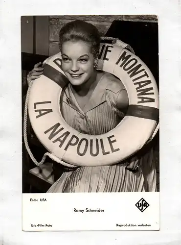 Ak Foto Romy Schneider LA NAPOULE