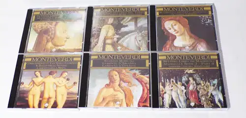 Claudio Monteverdi Madrigals Concerto Italiano 6 CD Box Klassik