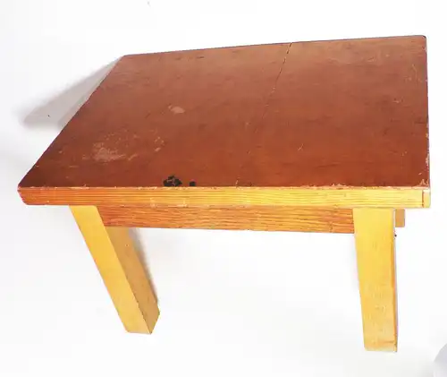 Alter Blumenhocker Fussbank Holzbank Vintage