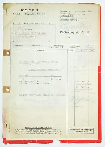 Dokumente Feldpost Alpenvorland Eisenbahn Papiere 1944