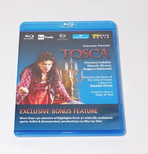 Giacomo Puccini Tosca Oper Fiorenza Cedolins Blu-ray