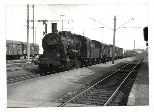 Foto 55 4647 Dampflok Bw Rheydt mit Ng 9467 Dülkau 15.04.1968