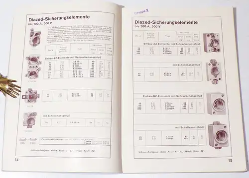 Siemens Sicherungen Selbstschalter Überspannungsschutz 1936