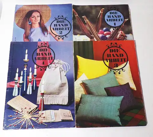 Die Handarbeit Verlag für die Frau 1 bis 4 kompletter Jahrgang 1967 Zeitschrift