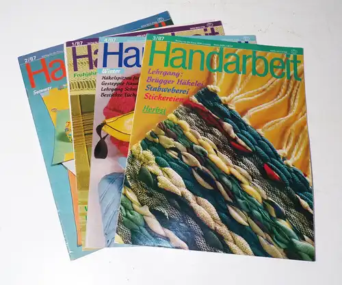 Die Handarbeit 1987 kompletter Jahrgang DDR