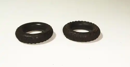 Spielzeug Räder Made in Czechoslovakia Gummirad Ersatzrad Rad Räder Ø 3,8