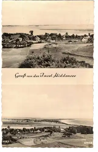 Ak Gruß von der Insel Hiddensee 1957