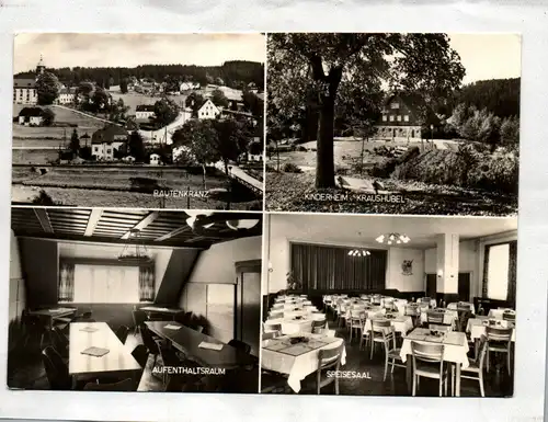 Ak Foto Rautenkranz i. Vogtland Kinderkurheim Kraushübel 1970