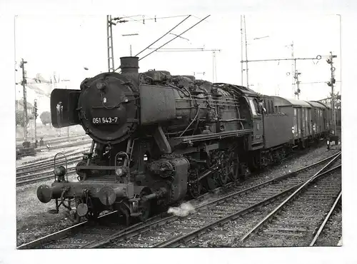 Foto Dampflokomotive 051 543-7 Dampflok 1960er, 1970er