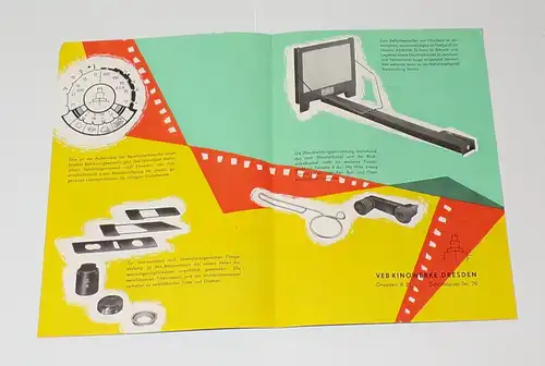 DDR Prospekt Pentaka 8 Kamera 1958 