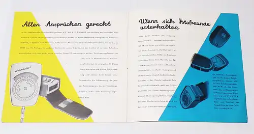 DDR Prospekt VEb Feingerätewerk Weimar 3 Projektor Tonkoppler 1961 