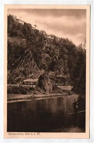 Ak Kunnerstein Erzgebirge Dampflok 1910er