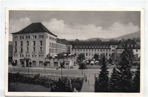 Ak Radiumbad Oberschlema Kurhaus und Kurhotel 1938 Architektur