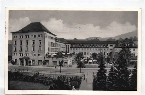 Ak Radiumbad Oberschlema Kurhaus und Kurhotel 1938 Architektur 