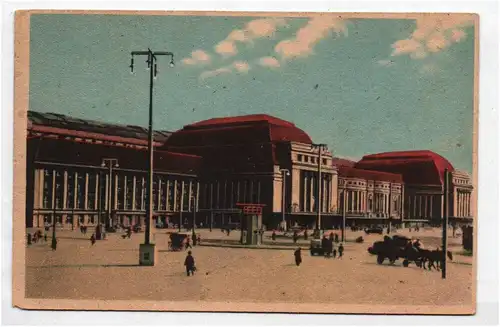 Ak Leipzig Hauptbahnhof 1940er 