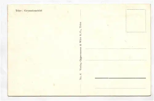 Ak Trier Gesamtansicht um 1930