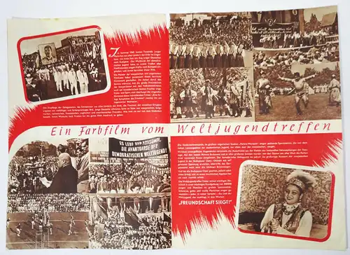 Filmprogramm Jugend der Welt Illustrierte Filmrevue 1950 