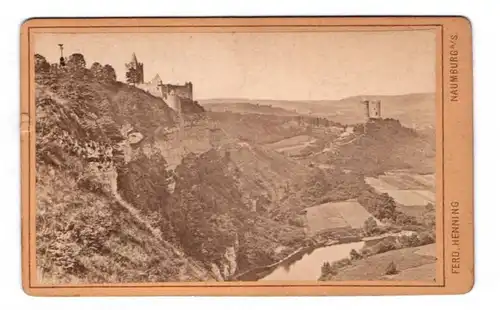 CdV Foto Rudelsburg Naumburg Saale um 1880 Fotografie