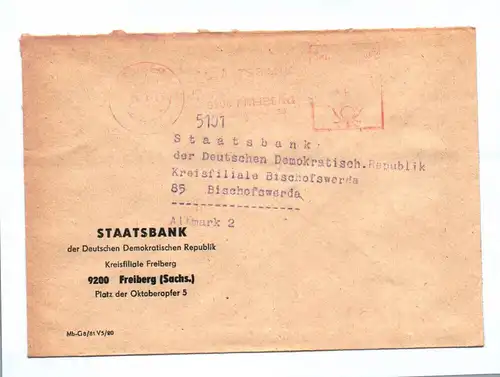 Brief Staatsbank der Deutschen demokratischen Republik 1963 DDR