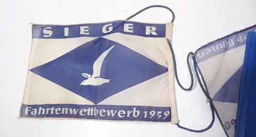 Ostseeregatta Nachlass Abzeichen Wimpel Programme DDR Bordbuch 