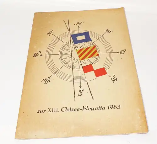 Ostseeregatta Nachlass Abzeichen Wimpel Programme DDR Bordbuch 