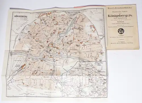 Woerl Reisehandbücher Königsberg 1926 Kaliningrad Ostpreußen 