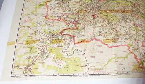 Dresdner Straßen und Verkehrsbuch 1938 1939 mit Stadtplan