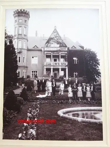 Fotografie Villa Radebeul Hochzeit um 1910 Buttchereit 2 Stück