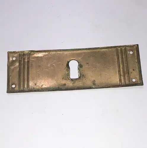 Messing Möbelbeschlag Antik Beschlag mit Schlüsselloch