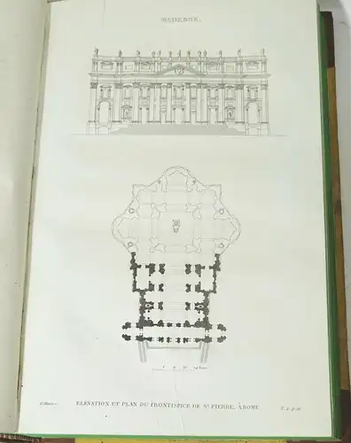 Quincy Geschichte der berühmtesten Architekten und ihrer Werke 1831 zweiter Band