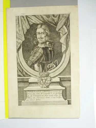 Kupferstich Erzherzog Ferdinand Karl Österreich Tirol 1700er 1800er 