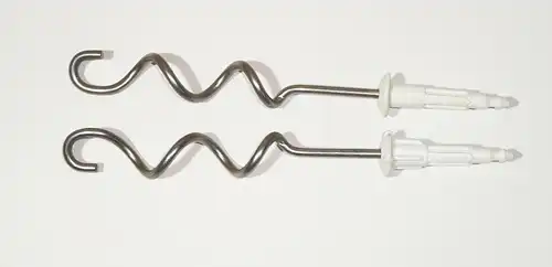 Alte Knethaken 2 Stück Ersatzkneter Kneter für Handrührgerät Mixer DDR BRD