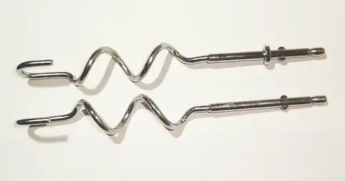 Alte Knethaken 2 Stück Ersatzkneter Kneter für Handrührgerät Mixer DDR BRD