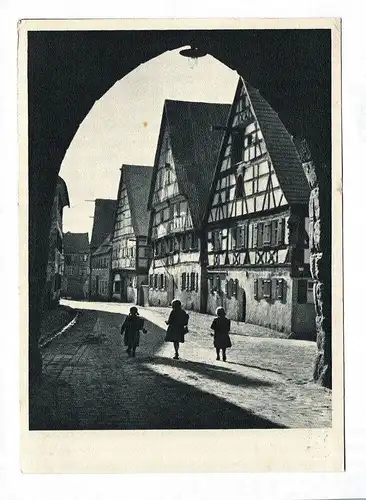 Foto Ak Auf dem Schulweg Nürnberg